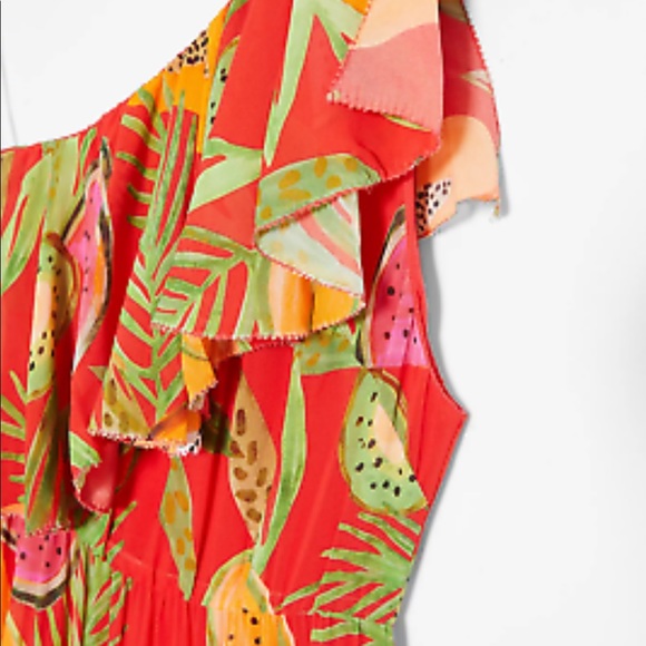 NWT Anthropologie Farm Rio Papayas Maxi Dress - Picture 5 of 7